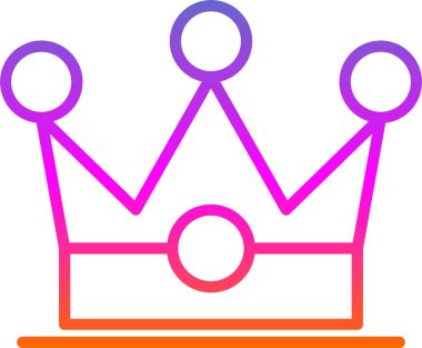 Kraliyet taç vektör illüstrasyon tasarımı