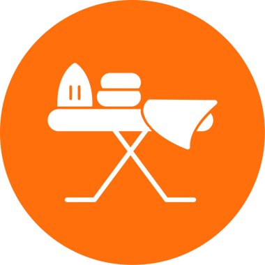 Demir tahta simgesi, vektör illüstrasyonu basit tasarım arkaplanı 