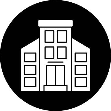 Daire. Web simgesi basit illüstrasyon