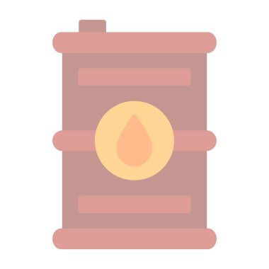 Gaz varil vektör simgesi