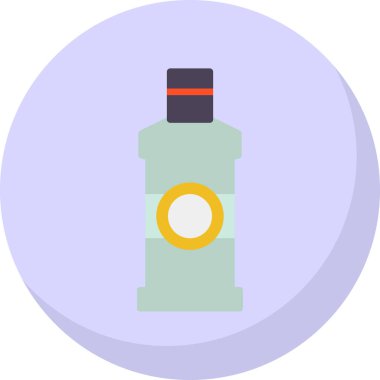 Şişe. Web simgesi basit illüstrasyon