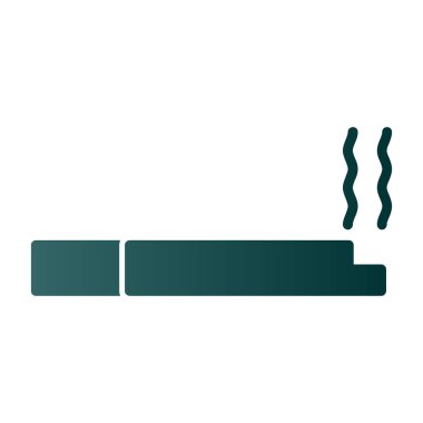 Duman ikonu. Vektör çizimi. duman simgesi