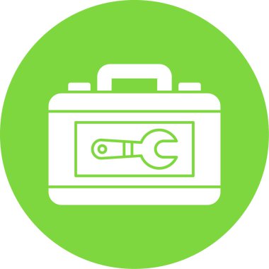 Araç Kutusu Web simgesi basit vektör illüstrasyonu 