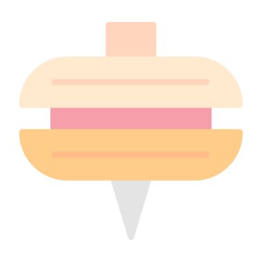 yiyecek düz renk simgesi