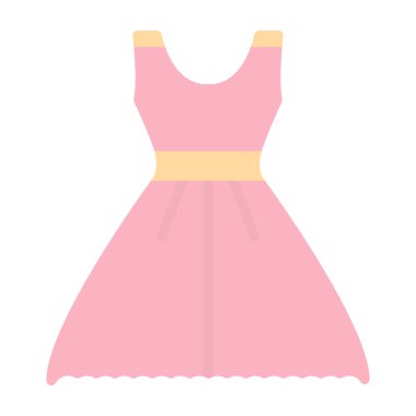 Elbise. Web simgesi basit illüstrasyon 