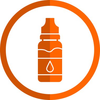 su şişesi simge vektör çizim