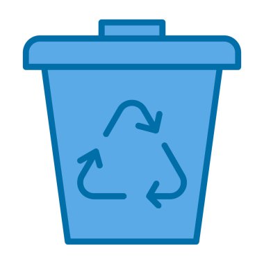 Çöp kovası vektör illüstrasyonuName