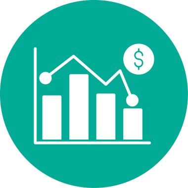 grafik ikonu vektör illüstrasyonu