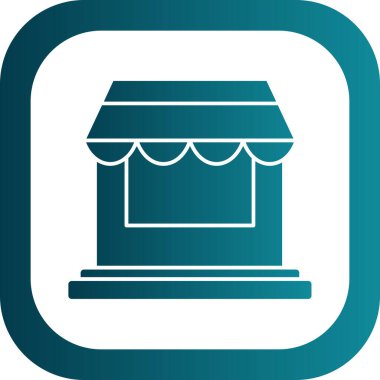 Basit depolama simgesi, vektör illüstrasyon tasarımı