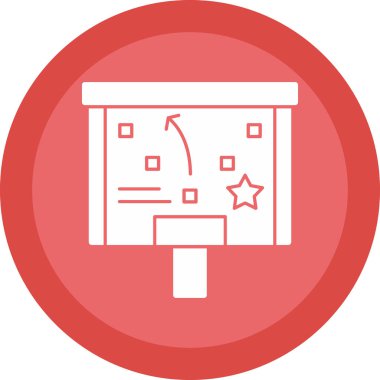 Sunuyu web simgesi, vektör çizim 