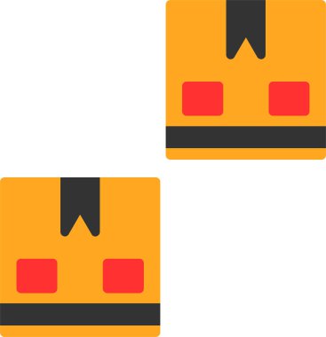 kutu simgesi, vektör illüstrasyonu basit tasarım