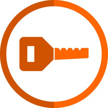 anahtar simgesi, vektör illüstrasyonu basit tasarım