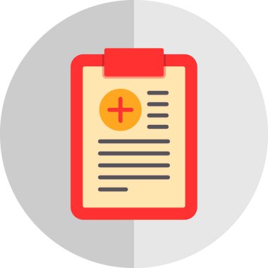 Belge. Web simgesi basit illüstrasyon