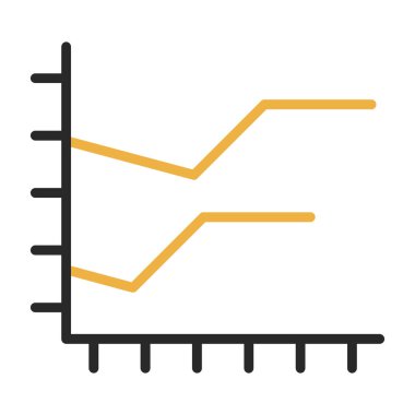 İş ve finans grafiklerinin vektör illüstrasyonu 