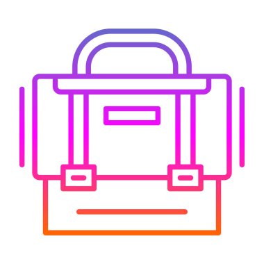  Evrak Çantası'nı web simge vektör çizim 