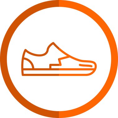 ayakkabı ikonu vektör illüstrasyonu