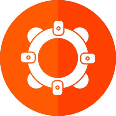 Hayat kurtarıcı. Web simgesi basit illüstrasyon