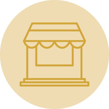 Basit depolama simgesi, vektör illüstrasyon tasarımı