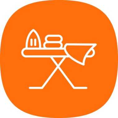 Demir tahta simgesi, vektör illüstrasyonu basit tasarım arkaplanı 