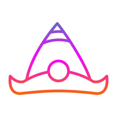 Bir tacın vektör illüstrasyonu