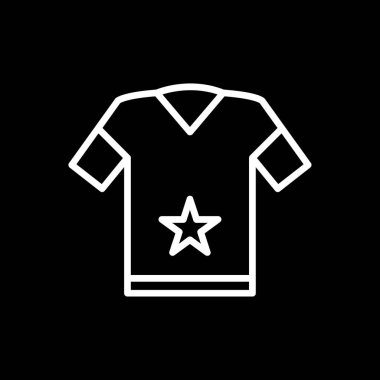 t-shirt simgesi veya logo izole edilmiş işaret sembolü çizimi