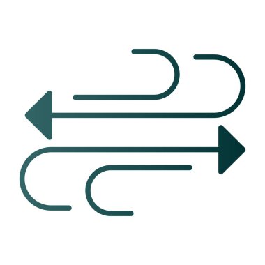 ok simgesi, basit vektör illüstrasyonu