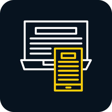 Projeniz için vektör simgesi çizimi