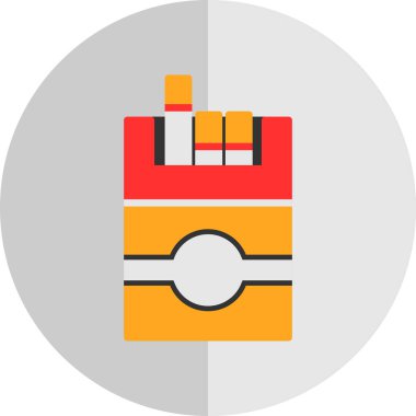 sigara ikonu vektör illüstrasyonu 