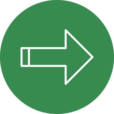 ok simgesi, vektör illüstrasyonu 