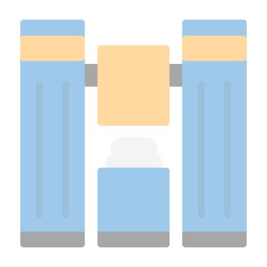 Giysi dizini web simgesi, vektör illüstrasyonu 