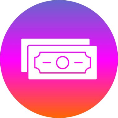 Web ve mobil uygulama tasarımınız için para simgesi, dolar logosu konsepti 