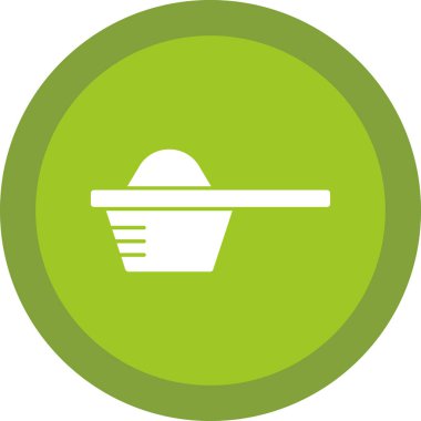 Bir sepet simgesinin vektör illüstrasyonu