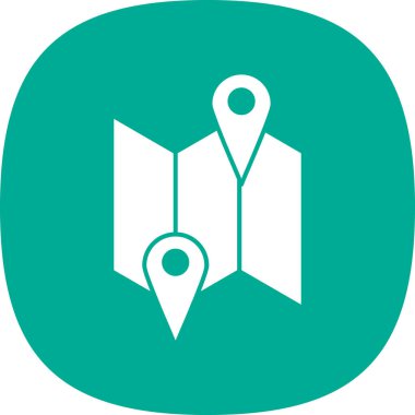 harita pin konumu simgesi düz biçimli