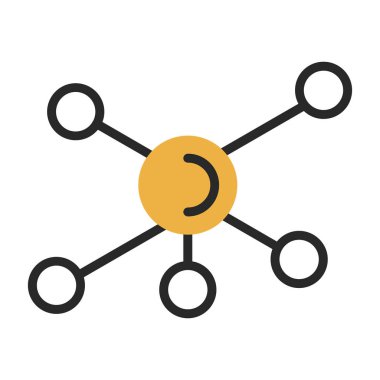 ağ web simgesi, vektör çizim