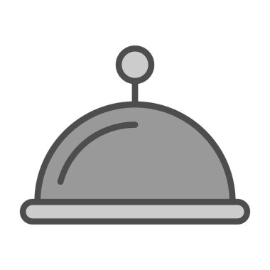 Otel vektör çizgisi simgesi