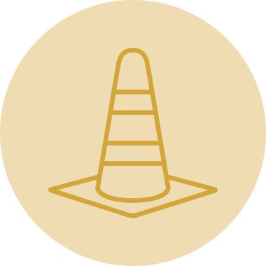 Yol. Web simgesi basit illüstrasyon