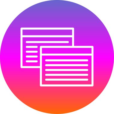 Web tarayıcı simgesi, vektör illüstrasyonu basit tasarım