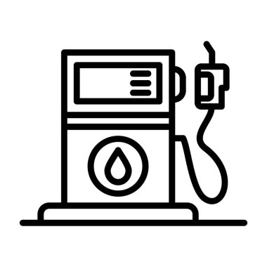 Yakıt istasyonu simgesi, taslak biçimi