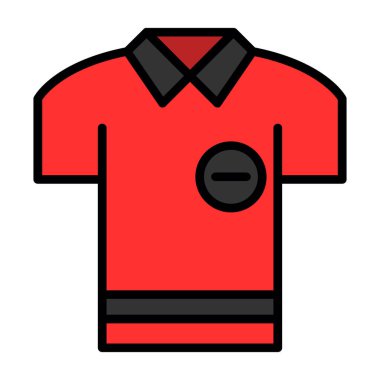 Gömlek. Web simgesi basit illüstrasyon