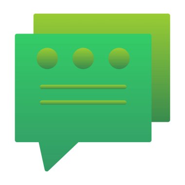 konuşma kabarcığı vektör çizimi