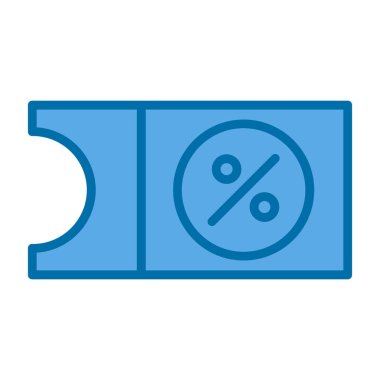 yüzde indirim simgesi, vektör illüstrasyonu