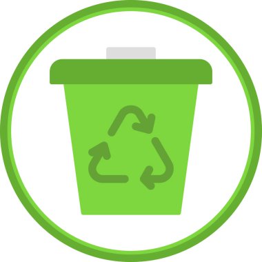 Çöp kovası vektör illüstrasyonuName