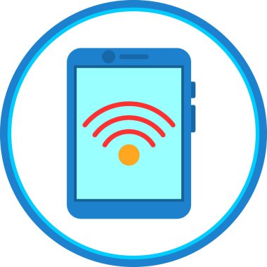 Arkaplanda akıllı telefon simgesi izole edildi. Web sitesi, uygulama, cep telefonu sembolü ve akıllı telefon logosu için son moda telefon şablonu