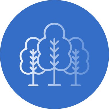 forest icon, vector illustration simple design