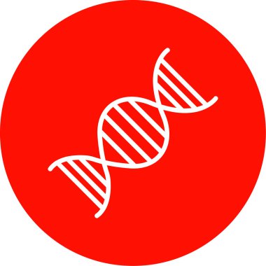 dna. Web simgesi basit illüstrasyon 