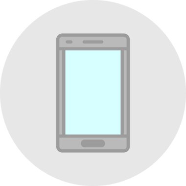 Arkaplanda akıllı telefon simgesi izole edildi. Web sitesi, uygulama, cep telefonu sembolü ve akıllı telefon logosu için son moda telefon şablonu