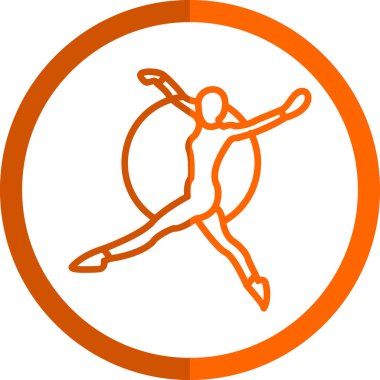 Bir adamın siluetinin vektör çizimi 