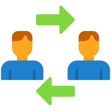 Web tasarımı için iki vektör simgesi, uygulamalar