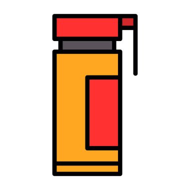 Şişe simgesinin vektör illüstrasyonu 