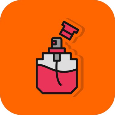 vektör parfümü simgesi, basit tasarım